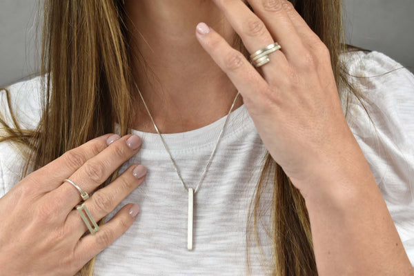 Long Bar Necklace