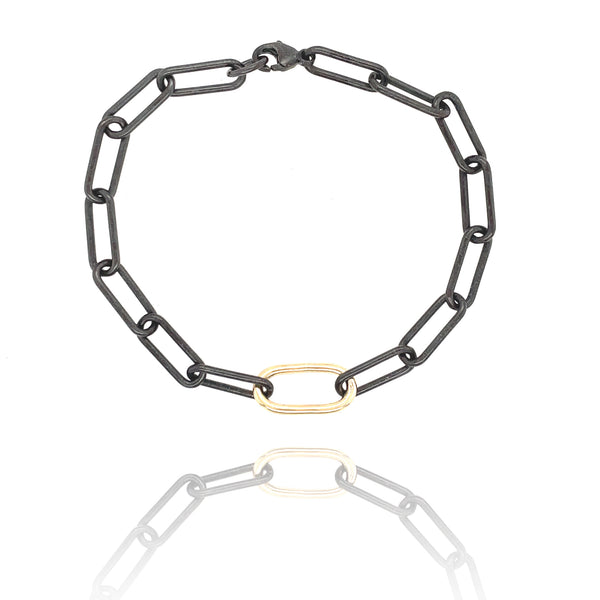 Round Paperclip Chain Bracelet