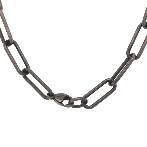 Round Paperclip Chain Necklace