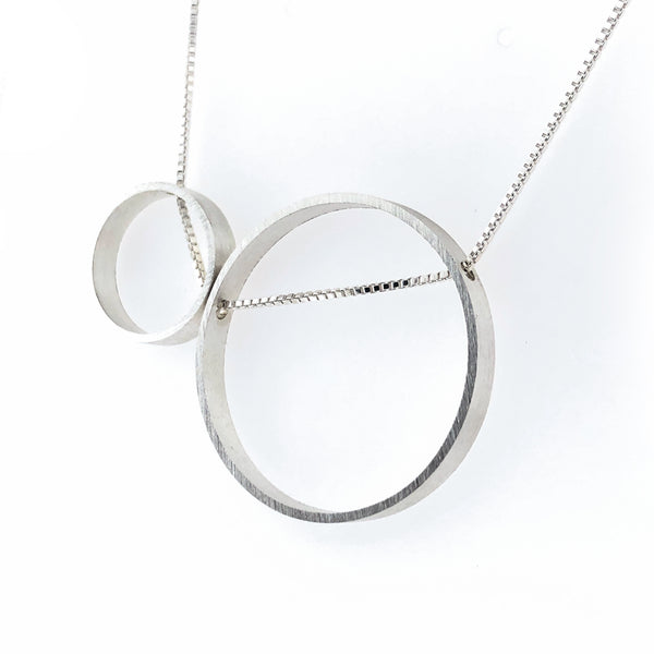 Double Circle Necklace