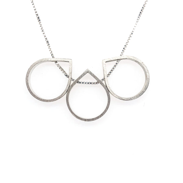 Small Triple Teardrop Necklace