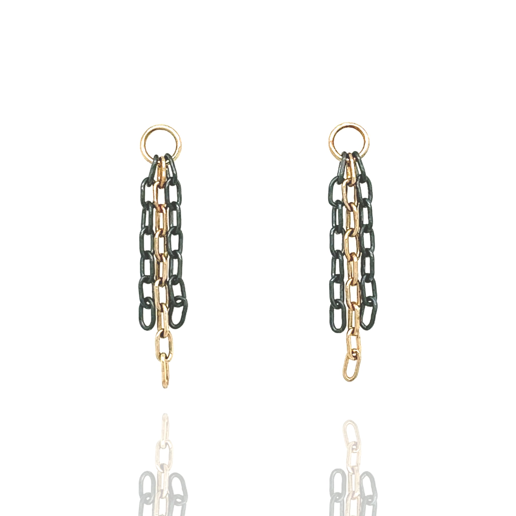 Essential 2 Tone Chain Earrings