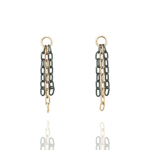 Essential 2 Tone Chain Earrings