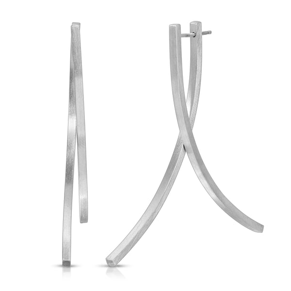 Curved Bar Earrings