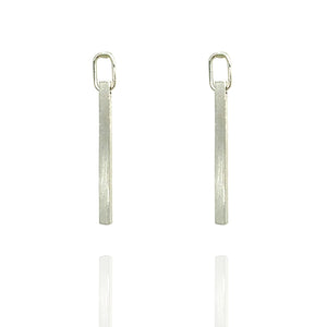 Slim Connections Earrings in Silver