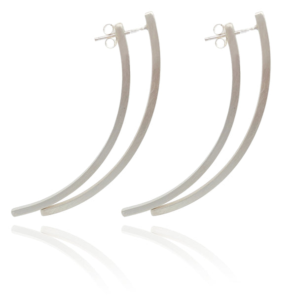 Curved Bar Earrings