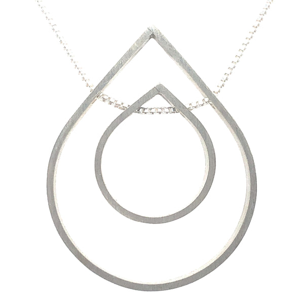 Double Teardrop Necklace